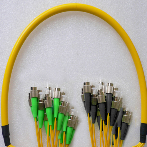 24 Fiber FC/APC to FC/UPC Patch Cord OS2 9/125 Singlemode