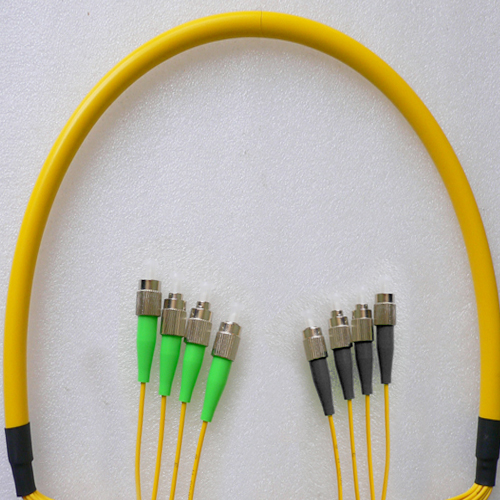4 Fiber FC/APC to FC/UPC Patch Cord OS2 9/125 Singlemode
