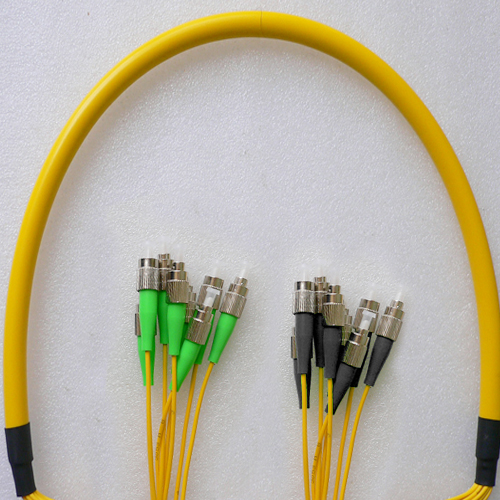 8 Fiber FC/APC to FC/UPC Patch Cord OS2 9/125 Singlemode