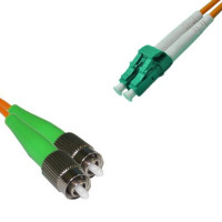 FC/APC to LC/APC Patch Cord OM1 62.5/125 Multimode Duplex