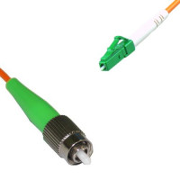 FC/APC to LC/APC Patch Cord OM1 62.5/125 Multimode Simplex