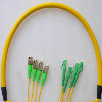 4 Fiber FC/APC to LC/APC Patch Cord OS2 9/125 Singlemode