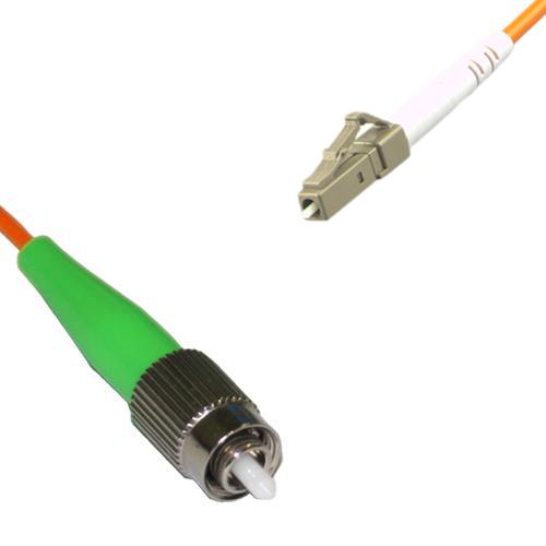 FC/APC to LC/UPC Patch Cord OM2 50/125 Multimode Simplex