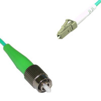 FC/APC to LC/UPC Patch Cord OM3 50/125 Multimode Simplex