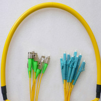 8 Fiber FC/APC to LC/UPC Patch Cord OS2 9/125 Singlemode