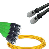 4 Fiber FC/APC to MTRJ/UPC Patch Cord OS2 9/125 Singlemode