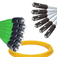 6 Fiber FC/APC to MU/UPC Patch Cord OS2 9/125 Singlemode