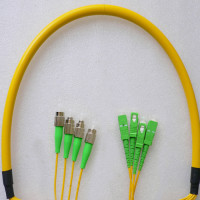 4 Fiber FC/APC to SC/APC Patch Cord OS2 9/125 Singlemode