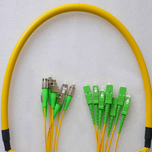 8 Fiber FC/APC to SC/APC Patch Cord OS2 9/125 Singlemode