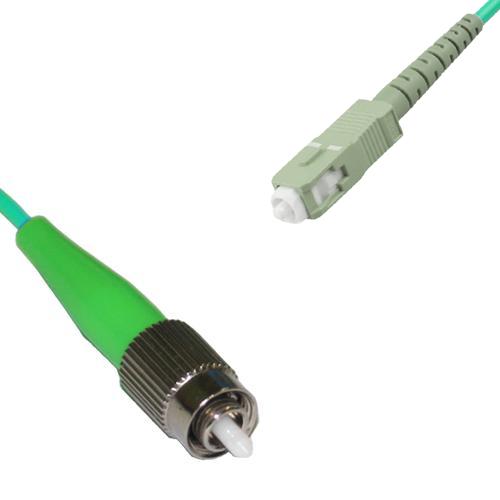 FC/APC to SC/UPC Patch Cord OM3 50/125 Multimode Simplex