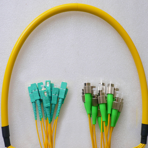 12 Fiber FC/APC to SC/UPC Patch Cord OS2 9/125 Singlemode