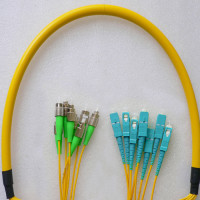 8 Fiber FC/APC to SC/UPC Patch Cord OS2 9/125 Singlemode