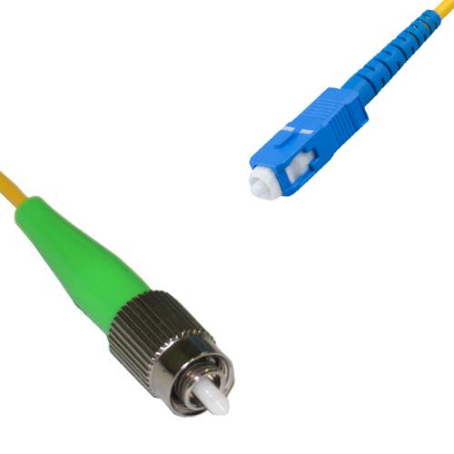 FC/APC to SC/UPC Patch Cord OS2 9/125 Singlemode Simplex