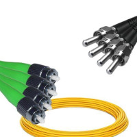4 Fiber FC/APC to SMA905/UPC Patch Cord OS2 9/125 Singlemode