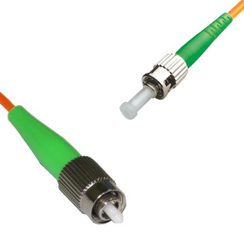 FC/APC to ST/APC Patch Cord OM2 50/125 Multimode Simplex