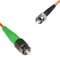 FC/APC to ST/UPC Patch Cord OM2 50/125 Multimode Simplex