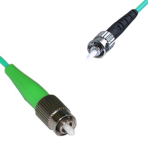 FC/APC to ST/UPC Patch Cord OM3 50/125 Multimode Simplex