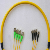 4 Fiber FC/APC to ST/UPC Patch Cord OS2 9/125 Singlemode