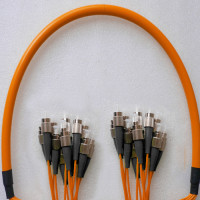 12 Fiber FC/UPC to FC/UPC Patch Cord OM1 62.5/125 Multimode