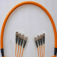 4 Fiber FC/UPC to FC/UPC Patch Cord OM2 50/125 Multimode