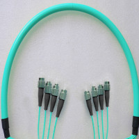 4 Fiber FC/UPC to FC/UPC Patch Cord OM4 50/125 Multimode