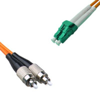 FC/UPC to LC/APC Patch Cord OM2 50/125 Multimode Duplex