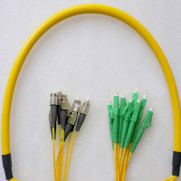 8 Fiber FC/UPC to LC/APC Patch Cord OS2 9/125 Singlemode