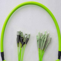8 Fiber FC/UPC to LC/UPC Patch Cord OM5 50/125 Multimode