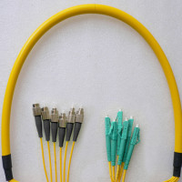 6 Fiber FC/UPC to LC/UPC Patch Cord OS2 9/125 Singlemode