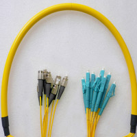 8 Fiber FC/UPC to LC/UPC Patch Cord OS2 9/125 Singlemode