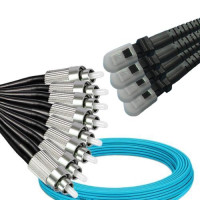 8 Fiber FC/UPC to MTRJ/UPC Patch Cord OM3 50/125 Multimode