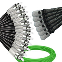 12 Fiber FC/UPC to MTRJ/UPC Patch Cord OM5 50/125 Multimode
