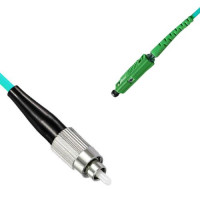 FC/UPC to MU/APC Patch Cord OM4 50/125 Multimode Simplex