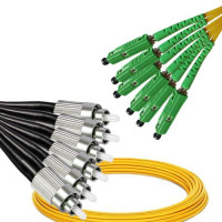 6 Fiber FC/UPC to MU/APC Patch Cord OS2 9/125 Singlemode