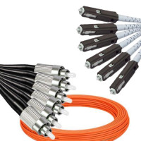 6 Fiber FC/UPC to MU/UPC Patch Cord OM2 50/125 Multimode