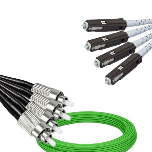 4 Fiber FC/UPC to MU/UPC Patch Cord OM5 50/125 Multimode