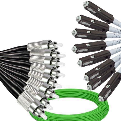 8 Fiber FC/UPC to MU/UPC Patch Cord OM5 50/125 Multimode