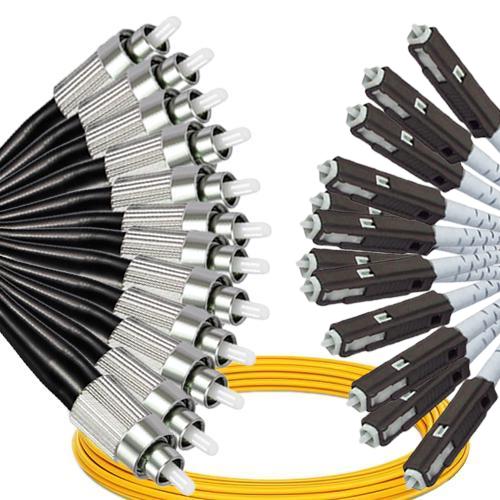 12 Fiber FC/UPC to MU/UPC Patch Cord OS2 9/125 Singlemode