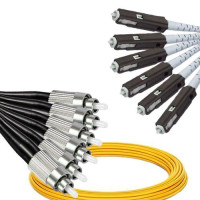 6 Fiber FC/UPC to MU/UPC Patch Cord OS2 9/125 Singlemode
