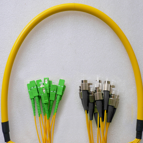 12 Fiber FC/UPC to SC/APC Patch Cord OS2 9/125 Singlemode