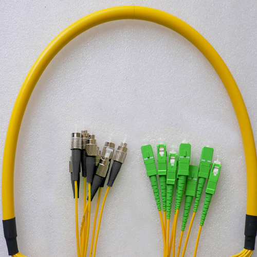 8 Fiber FC/UPC to SC/APC Patch Cord OS2 9/125 Singlemode