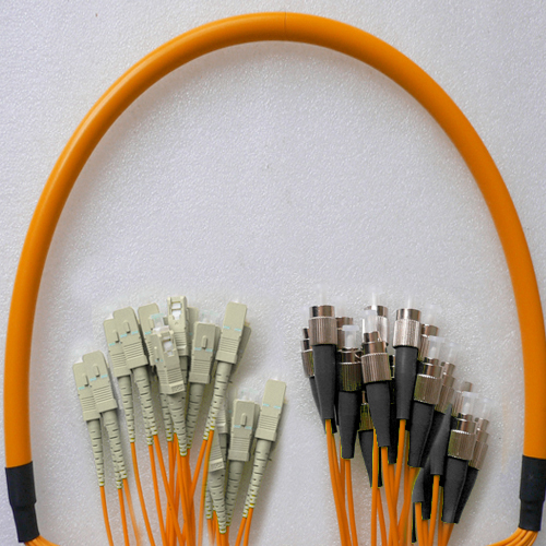 24 Fiber FC/UPC to SC/UPC Patch Cord OM1 62.5/125 Multimode