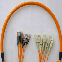 8 Fiber FC/UPC to SC/UPC Patch Cord OM1 62.5/125 Multimode