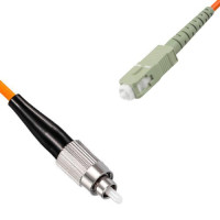 FC/UPC to SC/UPC Patch Cord OM1 62.5/125 Multimode Simplex