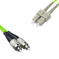 FC/UPC to SC/UPC Patch Cord OM5 50/125 Multimode Duplex