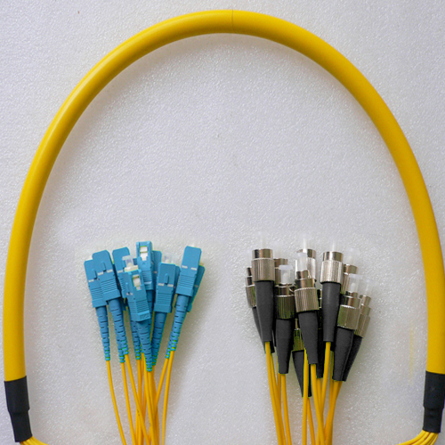 12 Fiber FC/UPC to SC/UPC Patch Cord OS2 9/125 Singlemode