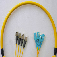 4 Fiber FC/UPC to SC/UPC Patch Cord OS2 9/125 Singlemode