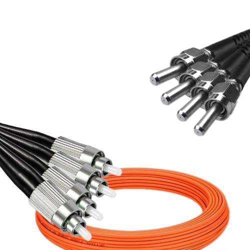 4 Fiber FC/UPC to SMA905/UPC Patch Cord OM1 62.5/125 Multimode