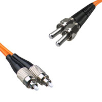 FC/UPC to SMA905/UPC Patch Cord OM1 62.5/125 Multimode Duplex