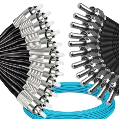 12 Fiber FC/UPC to SMA905/UPC Patch Cord OM4 50/125 Multimode